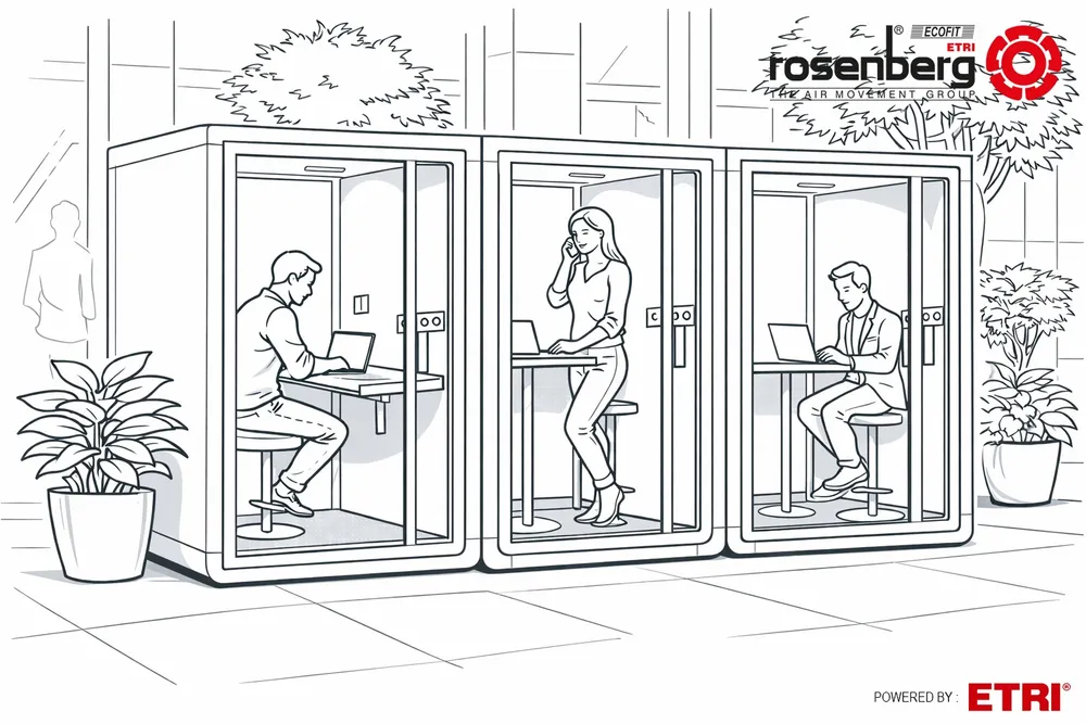 Meeting Pod - ruang meeting privat modern dengan desain minimalis